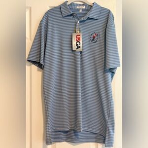Peter Millar Summer Comfort 124th US Open Polo Size Medium
